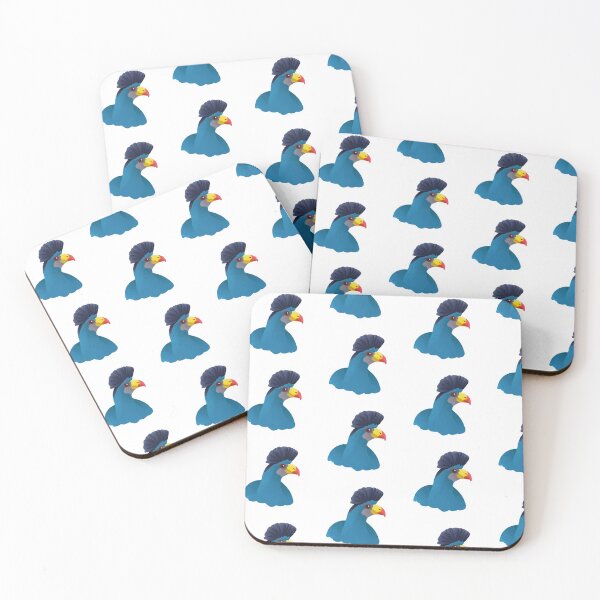 Aperçu de l'œuvre Grand Turaco bleu créée et vendue par ArtyZookeeper.