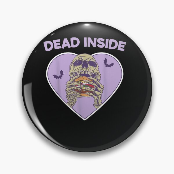 Item preview, Dead Inside Skeleton Yami Kawaii Mental Illness Menhera T-Shirt designed and sold by nuocmia1345.