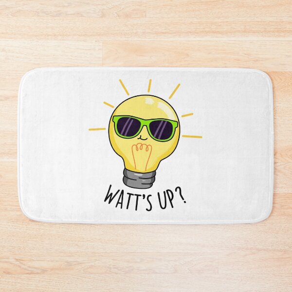 Item preview, Watts Up Funny Light Bulb Puns  designed and sold by punnybone.
