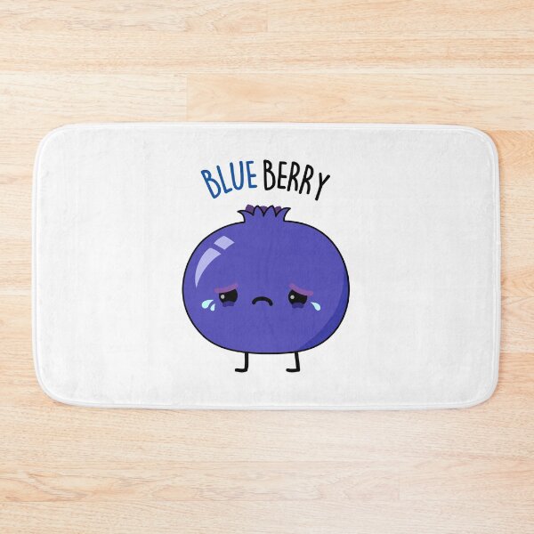 Item preview, Blue Berry Funny Fruit Puns designed and sold by punnybone.