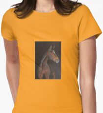 Pferd Tailliertes T-Shirt für Frauen