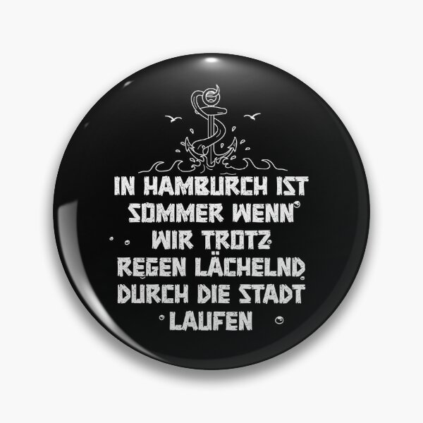 Item preview, Hamburg Fan Saying Anchor Summer designed and sold by AOCreativeProd.