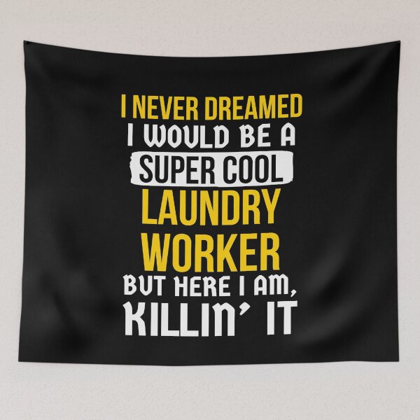 Item preview, Super Cool Laundry Worker Gift designed and sold by AwesomeWorld1.