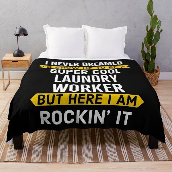 Item preview, Super Cool Laundry Worker designed and sold by AwesomeWorld1.