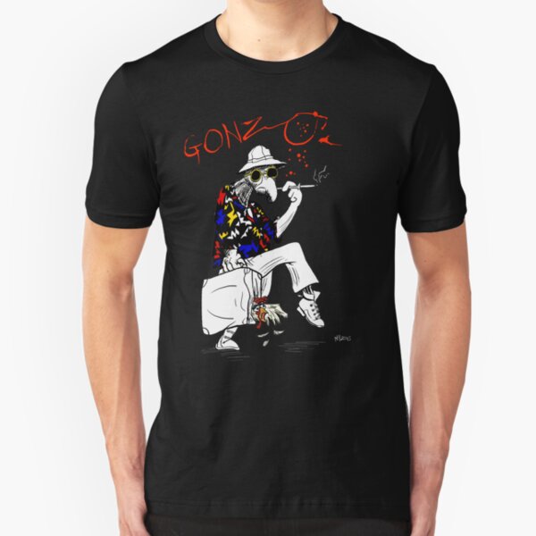 Gonzo- Fear and Loathing in Las Vegas parody Slim Fit T-Shirt