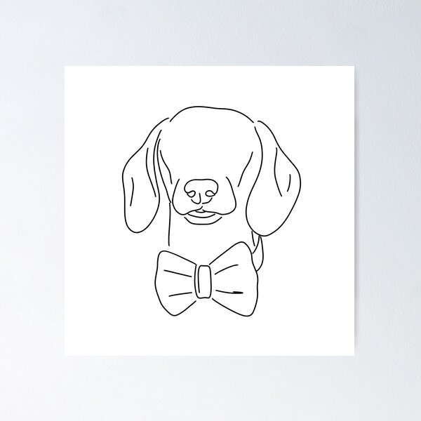 Item preview, Dachshund Gentleman  designed and sold by AelooPaws.