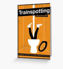 Trainspotting film poster Greeting Card