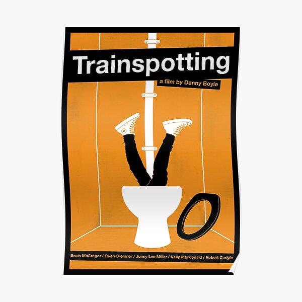 Trainspotting film poster Poster