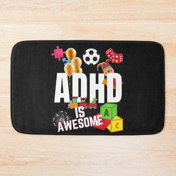 Item preview, ADHD IS AWESOME, COLORFUL ARTWORK, ADHD, AWARENESS designed and sold by R B Chrystal.