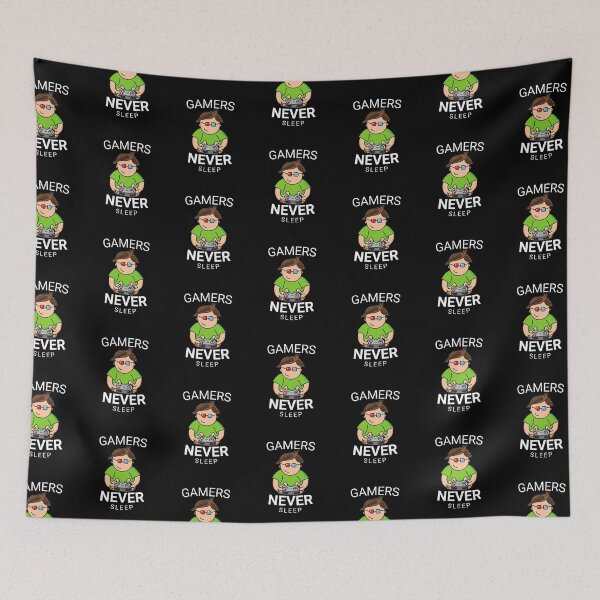 Item preview, Gamers Never Sleep  - Cool And Funny Gift For Gamers & Gaming Lovers designed and sold by anassrida.
