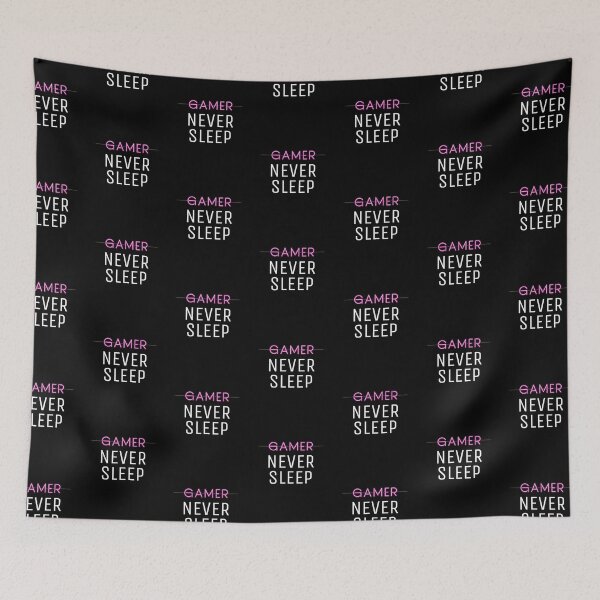Item preview, Gamers Never Sleep - Cool And Funny illustration For Gamers & Gaming Lovers designed and sold by anassrida.