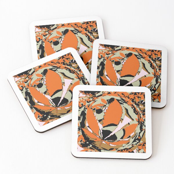 Aperçu de l'œuvre CANNABIS ORANGE SAVOR ABSTRACT DESIGN créée et vendue par WeedHighLife.