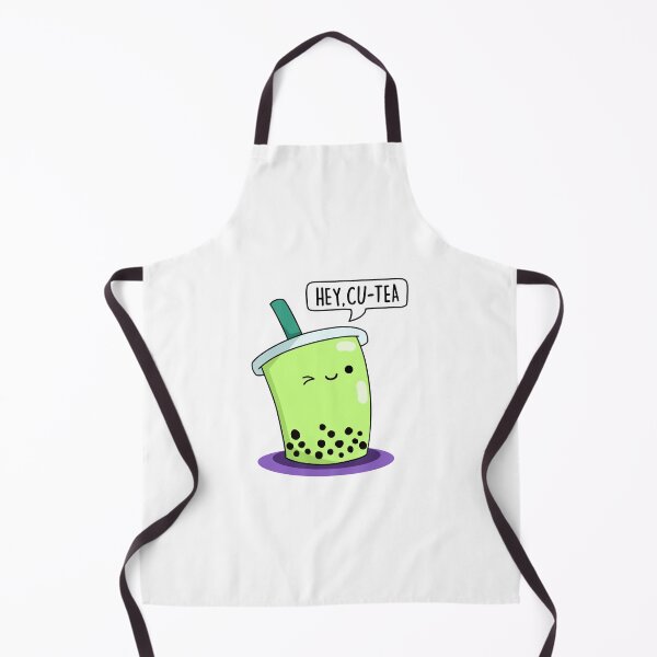 Item preview, Hey Cu-Tea Funny Boba Tea Puns  designed and sold by punnybone.
