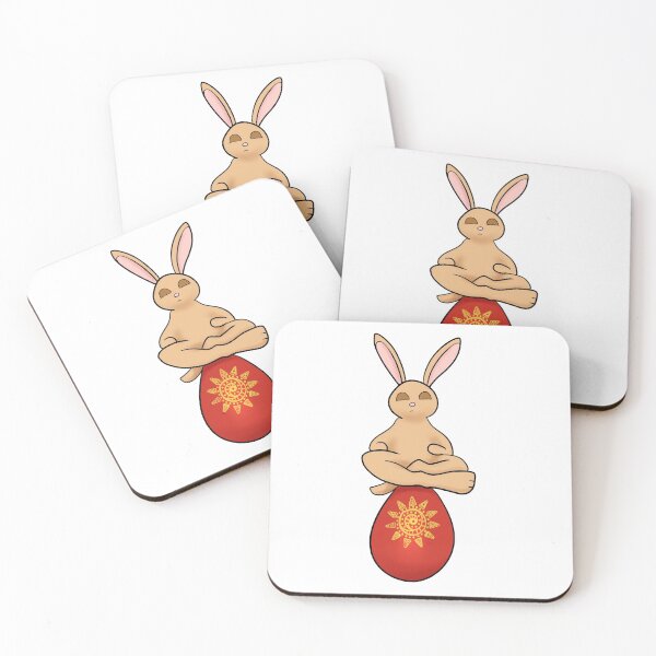 Item preview, Yoga easter bunny designed and sold by Vallirant.