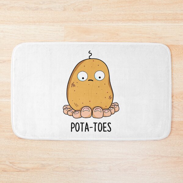 Item preview, Pota-toes Funny Potato With Toes Pun designed and sold by punnybone.