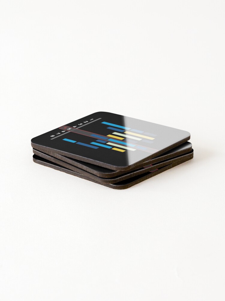 Thumbnail 4 of 5, Coasters (Set of 4), Developer Source Code (Dark) designed and sold by Devshirt.