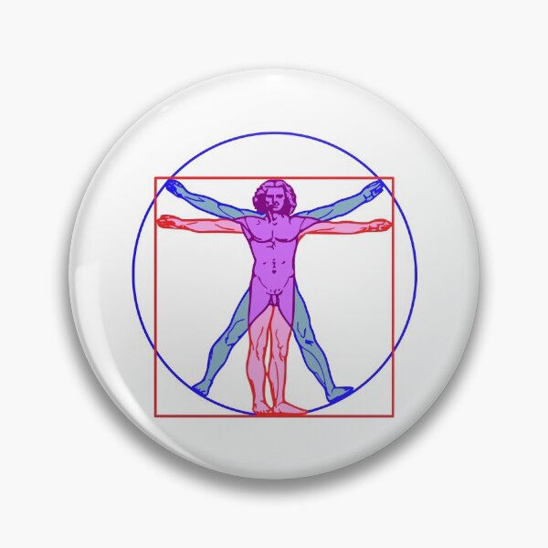Item preview, da Vinci Vitruvian Man designed and sold by sirglennbo.
