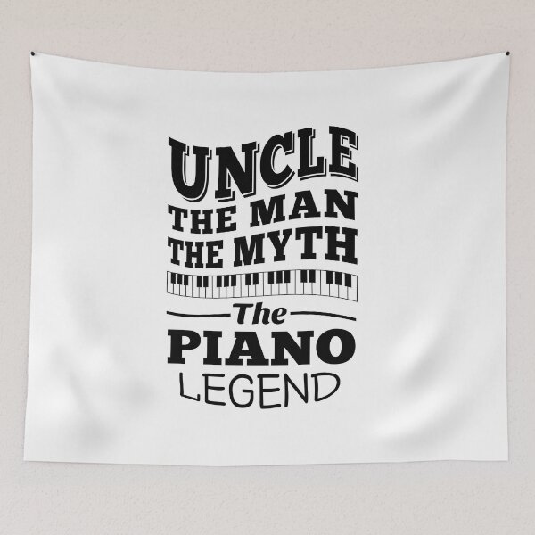 Item preview, Uncle The Man The Myth The Piano Legend, Cute Family Gift for Uncle, Piano Design designed and sold by ReadyArt.