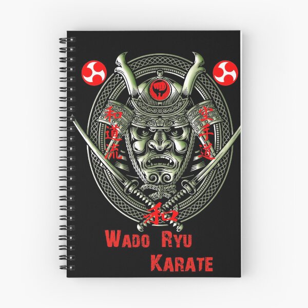 Item preview, Wado Ryu Karate Samurai Devil Spirit - Martial Arts Design designed and sold by Zanshin-Art.