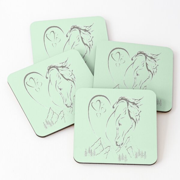 Item preview, Horse calvary  Aesthetic Design, Horse and Forest, for the Equestrian and Horse lover designed and sold by Adri Barnard.