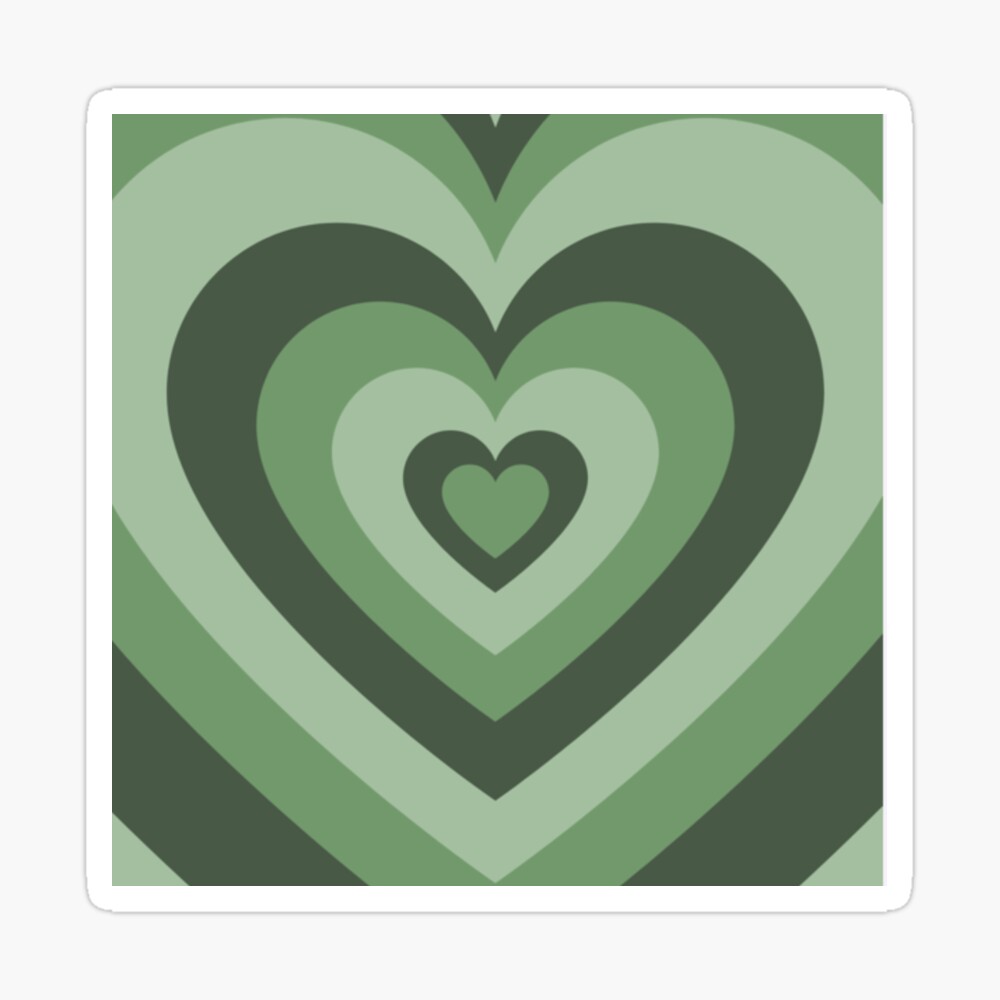 Green Aesthetic Heart Wallpapers - Wallpaper Cave