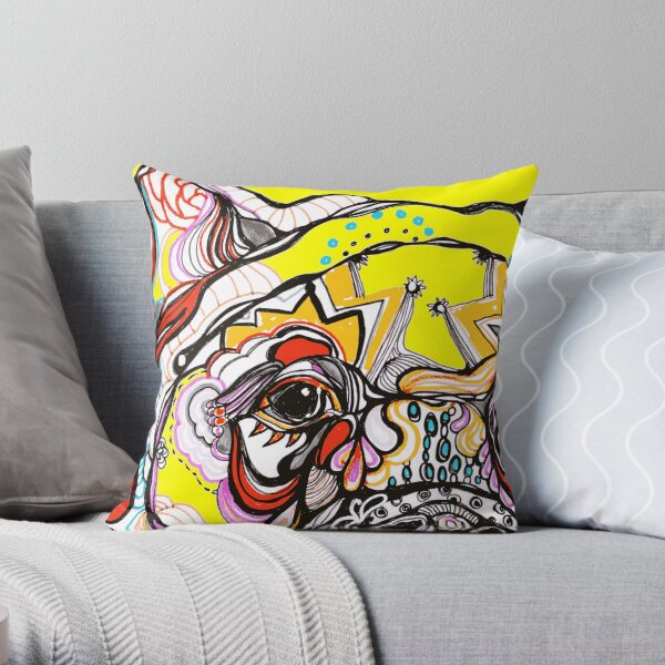 bears eye Throw Pillow