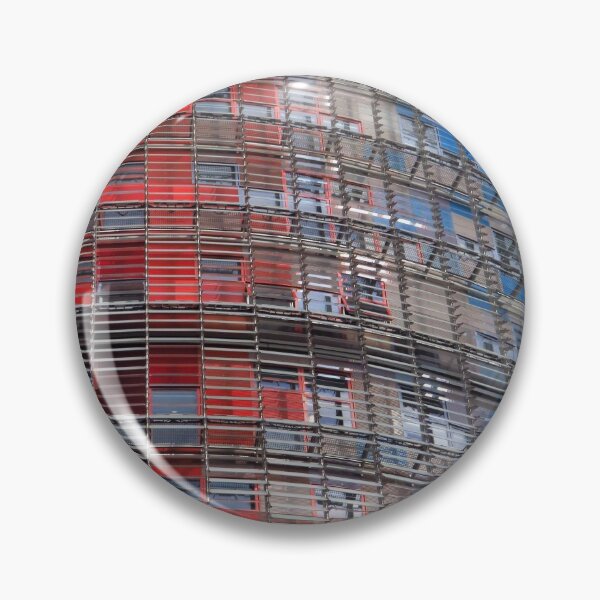 Item preview, Torre Glories, Barcelona, Red, Blue & Grey designed and sold by wiggyofipswich.
