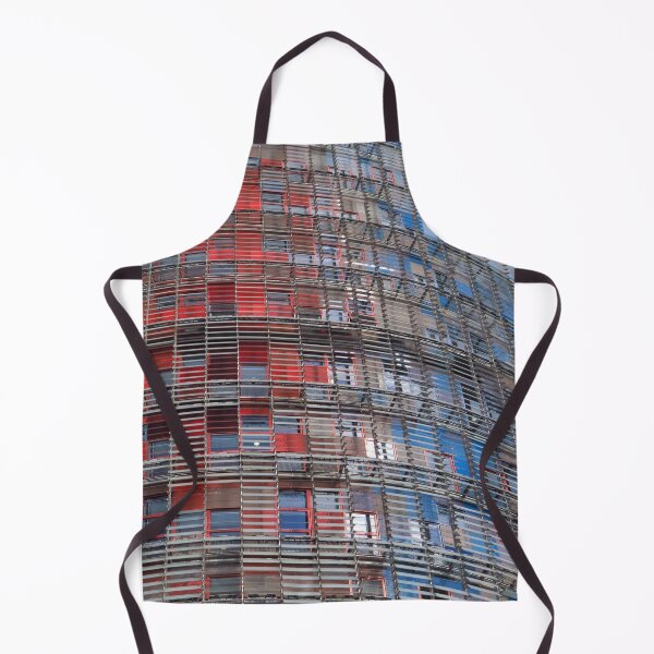 Item preview, Torre Glories, Barcelona, Red, Blue & Grey designed and sold by wiggyofipswich.