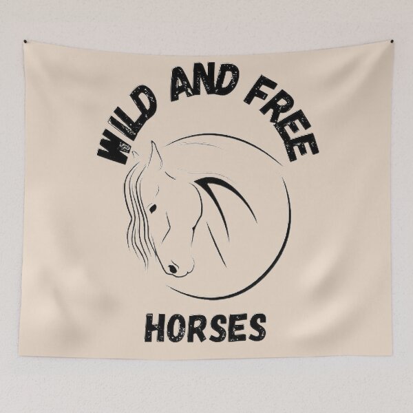 Item preview, Horse calvary, Aesthetic Design,Wild and Free, for the Equestrian and Horse lover designed and sold by Adri Barnard.