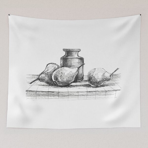 Item preview, Pen Ink draw Painted fruits designed and sold by PicForHome.