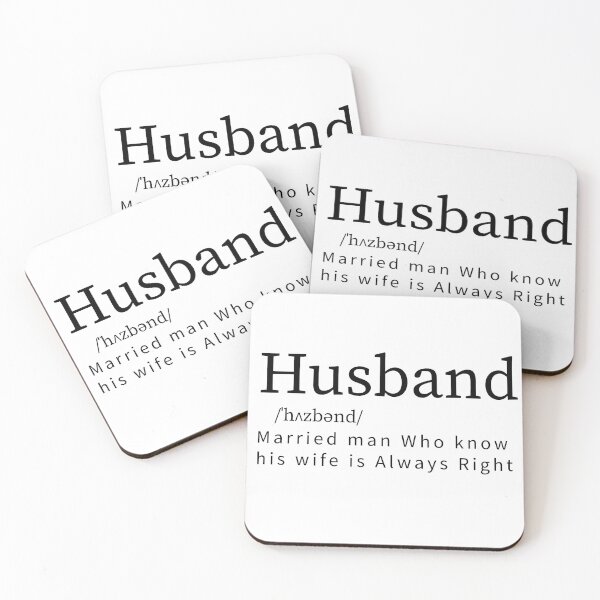 Item preview, Funny Husband Definition Married Man Who Know His Wife Is Always Right Marriage Life designed and sold by AJAD212.