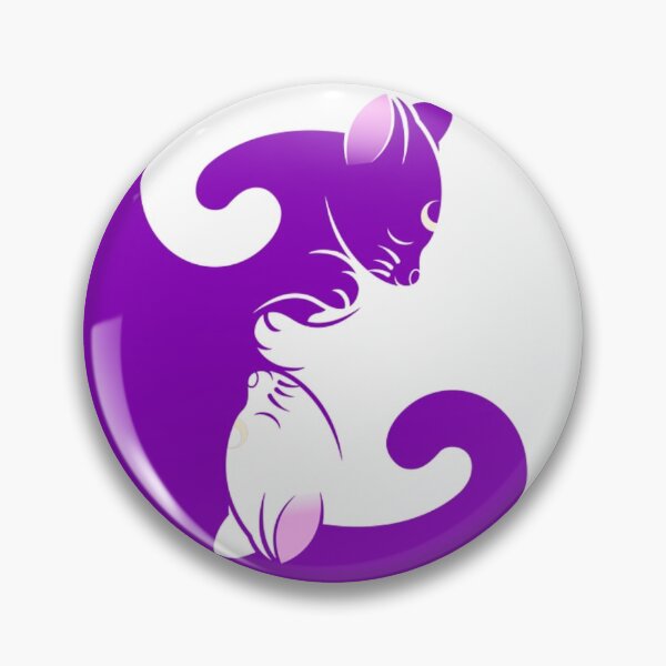 Item preview, Yin and Yang Cats designed and sold by Easy Rider.