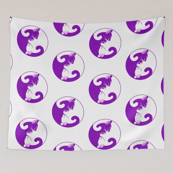 Item preview, Yin and Yang Cats designed and sold by Easy Rider.