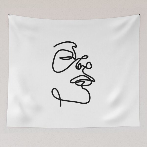 Item preview, Abstract Line Face designed and sold by Still Becoming.
