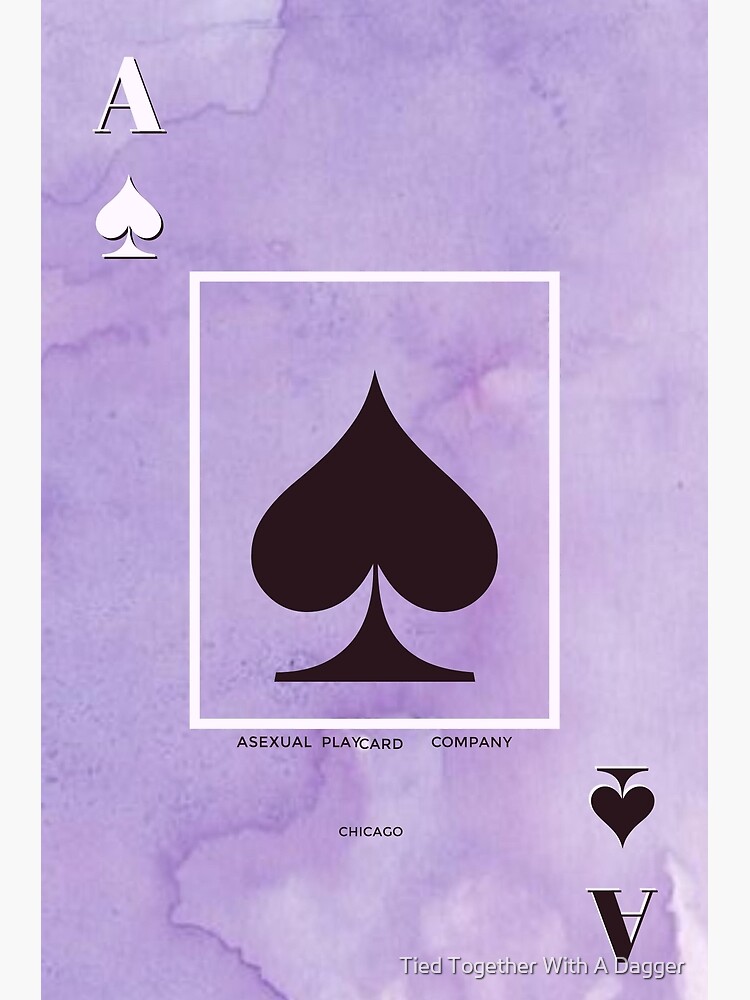 "Asexual Ace Card" Art Print by swiftie95 Redbubble