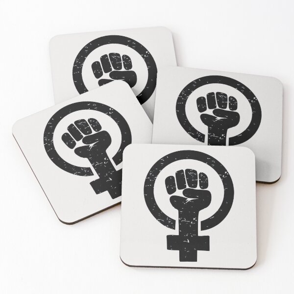 Item preview, Feminist Raised Fist - Distressed  designed and sold by nuocmia1345.