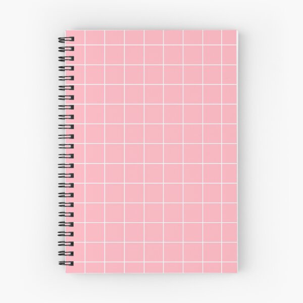 Item preview, Pastel Pink White Grid Pattern designed and sold by Alicia-Lee.