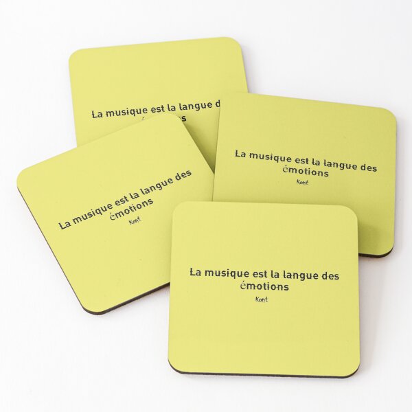 Item preview, La musique est la langue des emotions designed and sold by AssoumptaSympa.