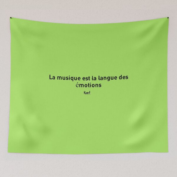 Item preview, La musique est la langue des emotions designed and sold by AssoumptaSympa.