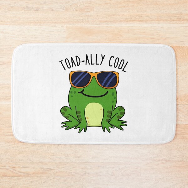Item preview, Toadally Cool Funny Toad Puns  designed and sold by punnybone.