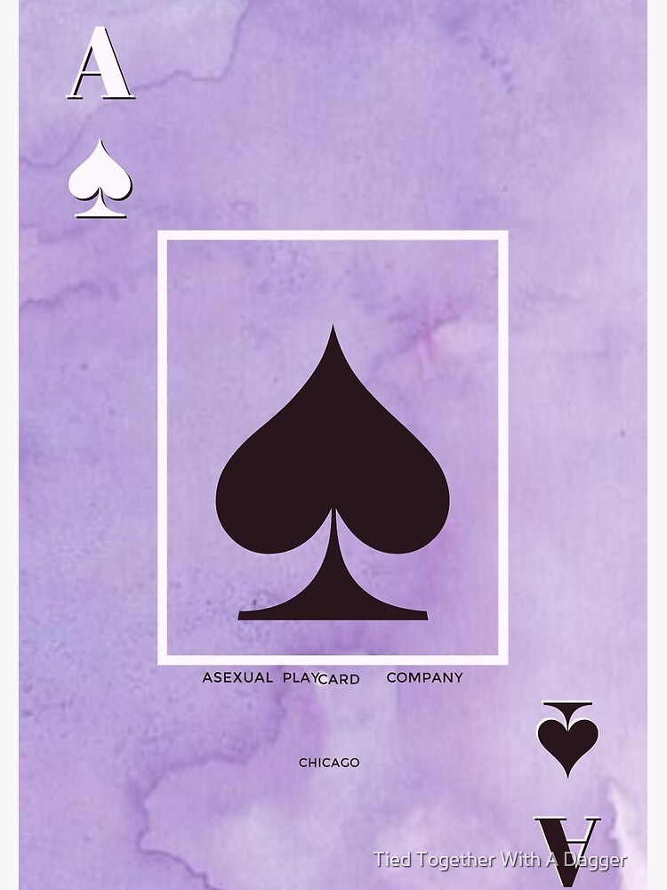 Asexual Ace Card Spiral Notebook For Sale By Swiftie95 Redbubble 4727