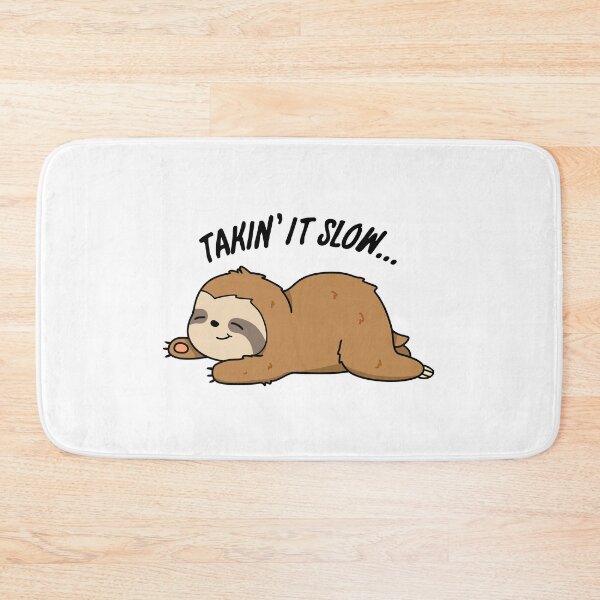 Item preview, Taking It Slow Funny Sloth Puns  designed and sold by punnybone.