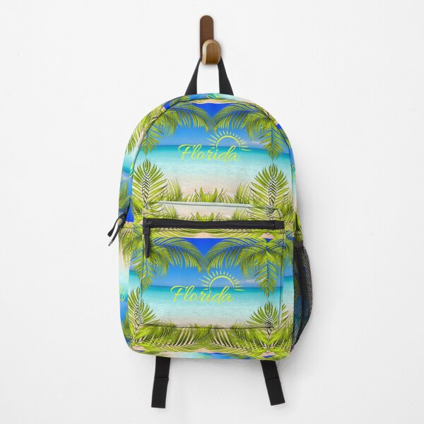 Item preview, Sunny Florida, Tropical Beach and palm tree leaves designed and sold by Shir-designs.