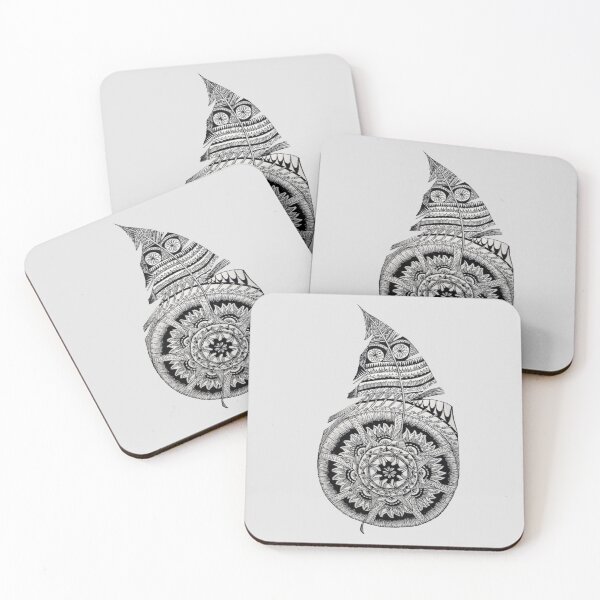 Item preview, Feather Black and White Mandala designed and sold by JeysArtDesign.