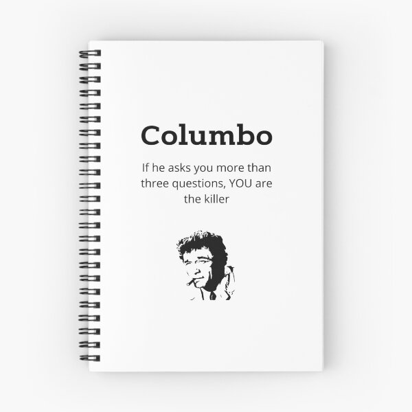 Item preview, Columbo asks designed and sold by Monkyra.