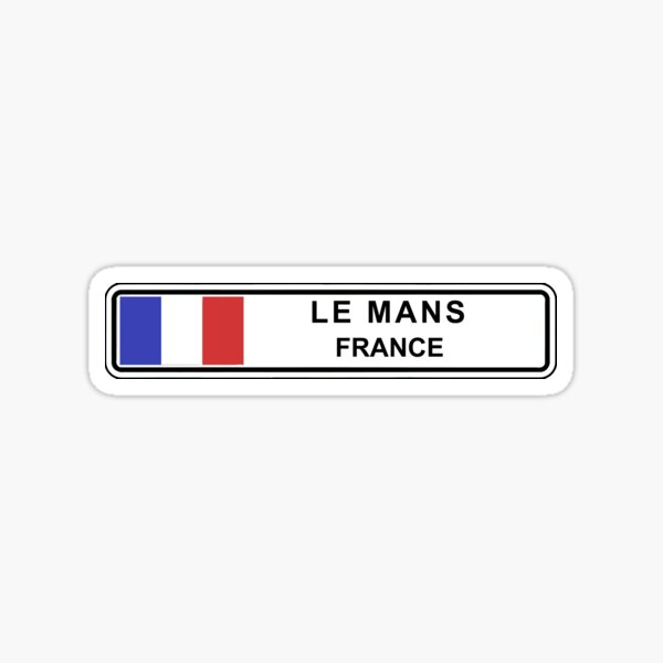 Item preview, Le Mans Street Sign designed and sold by Gina-Driada.