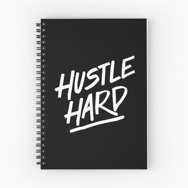 Item preview, Hustle Hard - White designed and sold by Tee4Daily.