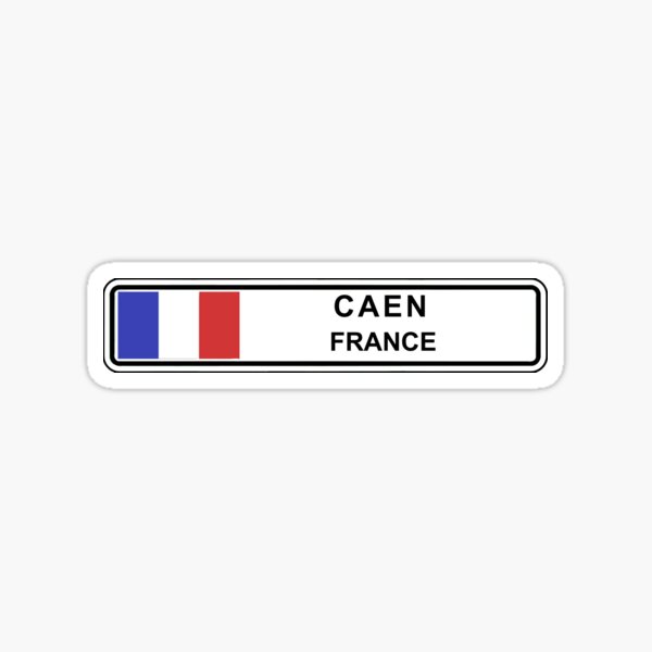 Item preview, Caen Street Sign designed and sold by Gina-Driada.