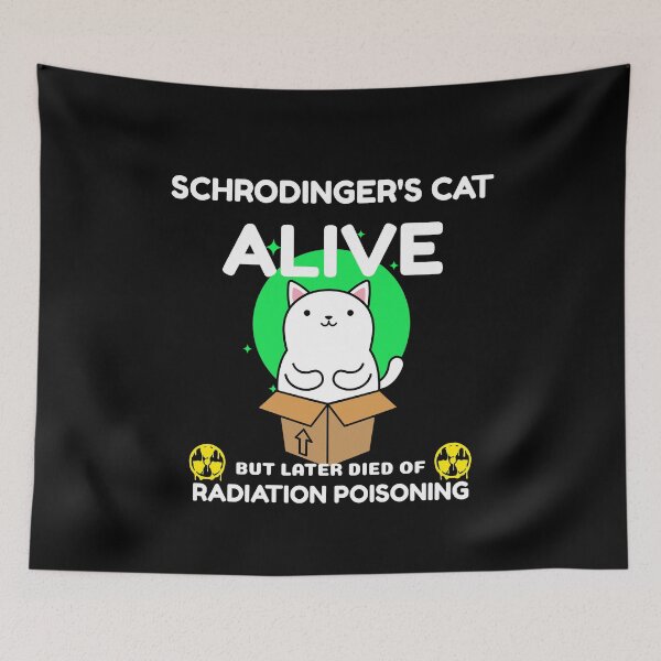 Item preview, Schrodinger's cat's alive  designed and sold by Explicitgt.