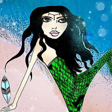 Artwork thumbnail, Mermaid by lesinfin